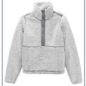 PRANA POLAR ESCAPE SNAP UP - FROSTED